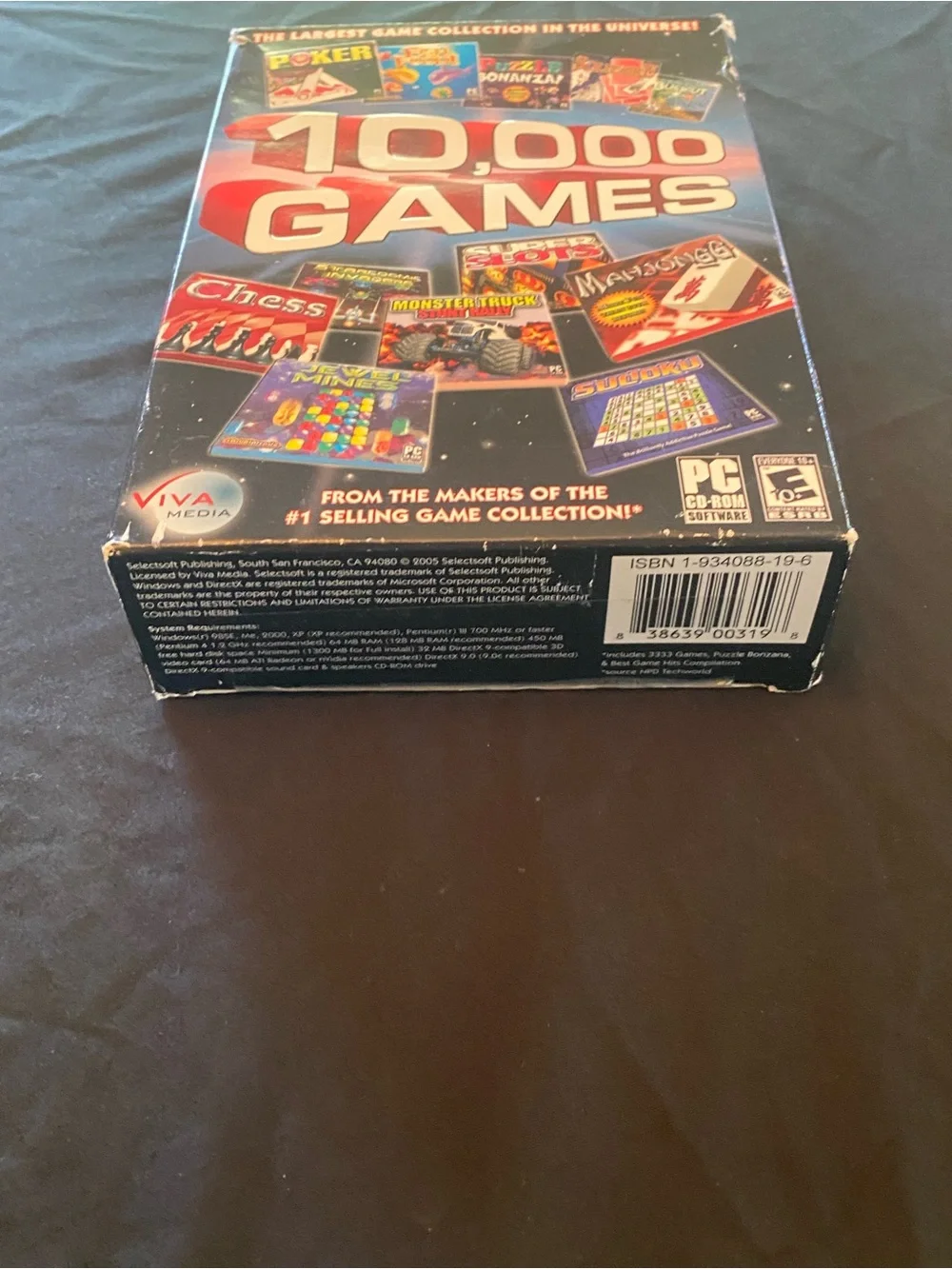 10,000 Games PC CD-ROM Collection - Blue/Red Box